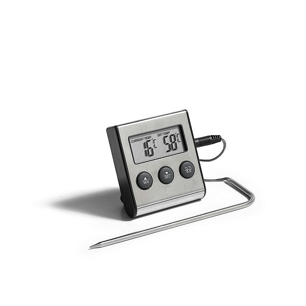 Digitales Braten-/Ofenthermometer,Timer