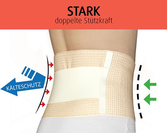 Nierenwärmer mit Stützfunktion - stark