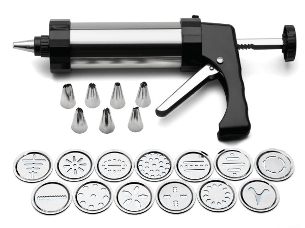 Set Gebäckpresse für dünnen Teig,Ø 5 cm