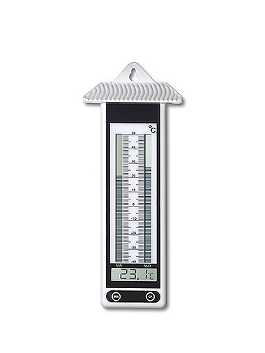 Max.- Min.-Thermometer digital, schwarz