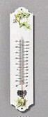 Aussenthermometer Metall, Vögel