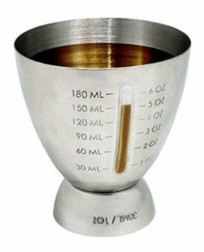 Messbecher, Inox, 30/180ml