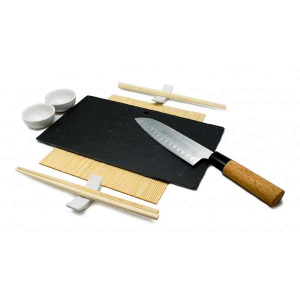 Sushi Set mit Santokumesser von Vin Bouquet